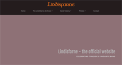 Desktop Screenshot of lindisfarne.co.uk
